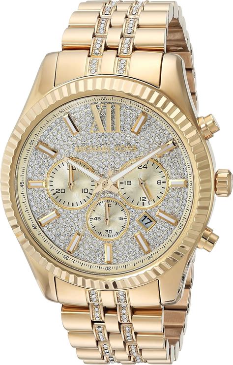 michael kors men's gold watches.